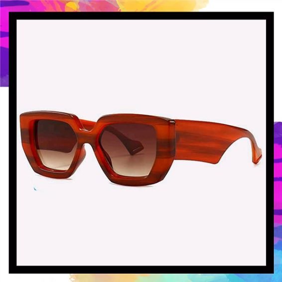 Brown wood inspired thick sunnies