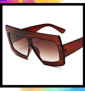Thick Brown Exquisite Sunnies sq